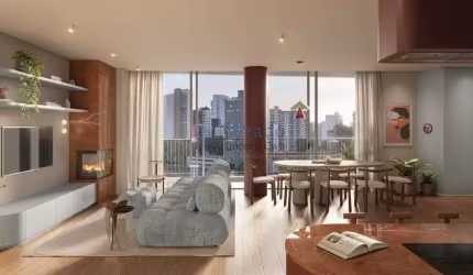 Lançamento à venda, 136 m² privativos, 3 uítes, 2 vagas, Batel, Curitiba, PR