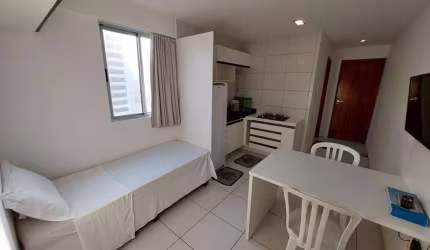 Apartamento Mobiliado para Venda em João Pessoa, Tambaú, 1 dormitório, 1 banheiro, 1 vaga