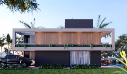 Casa Alto Padrão para Venda em João Pessoa, Portal do Sol, 4 dormitórios, 4 suítes, 1 banheiro, 2 vagas