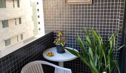 Apartamento Mobiliado para Venda em João Pessoa, Tambaú, 2 dormitórios, 1 suíte, 1 banheiro, 1 vaga