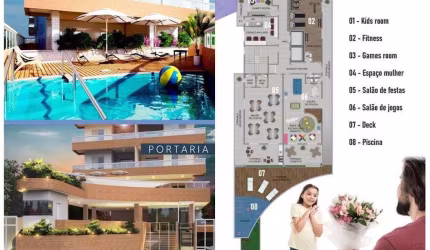 Apartamento Residencial à venda, Vila Guilhermina, Praia Grande - AP1657.