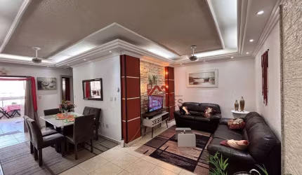 Apartamento com 2 dormitórios à venda, 93 m² por R$ 639.000,00 - Tupi - Praia Grande/SP