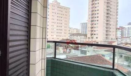 Apartamento com 1 dormitório à venda, 74 m² por R$ 345.000,00 - Tupi - Praia Grande/SP