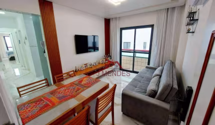 Apartamento com 2 dormitórios à venda, 55 m² por R$ 535.000,00 - Caiçara - Praia Grande/SP
