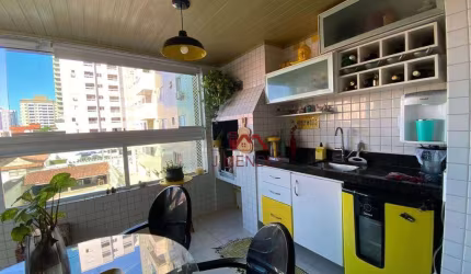 Apartamento com 2 dormitórios à venda, 87 m² por R$ 450.000 - Aviação - Praia Grande/SP