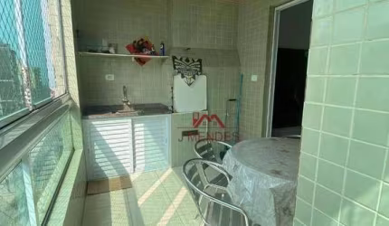 Apartamento com 2 dormitórios para alugar, 79 m² por R$ 3.200,00/mês - Aviação - Praia Grande/SP