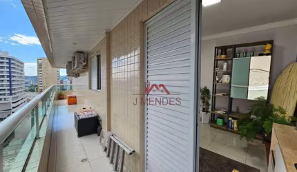 Apartamento com 3 dormitórios à venda, 134 m² por R$ 870.000,00 - Vila Guilhermina - Praia Grande/SP