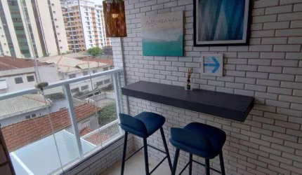 Apartamento à venda, 70 m² por R$ 960.000,00 - Boqueirão - Santos/SP