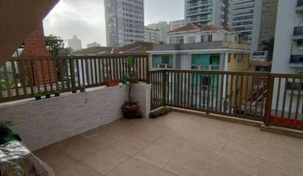 Cobertura com 3 dormitórios à venda, 140 m² por R$ 650.000,00 - Embaré - Santos/SP