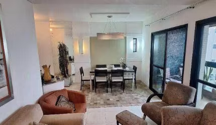 Apartamento com 3 dormitórios para alugar, 110 m² por R$ 7.900 (PACOTE)/mês - Pompéia - Santos/SP