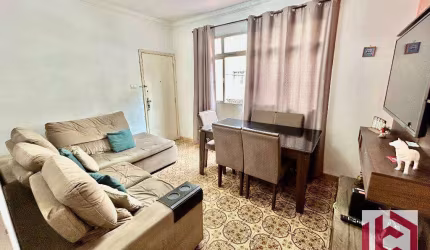 Apartamento com 2 dormitórios à venda, 70 m² por R$ 350.000,00 - Embaré - Santos/SP