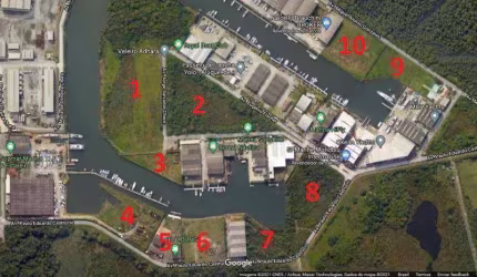 Terreno à venda, 5000 m² por R$ 4.000.000,00 - Cing - Guarujá/SP