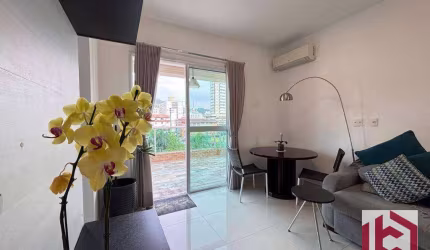 Apartamento Garden com 1 dormitório à venda, 76 m² por R$ 540.600,00 - Pompéia - Santos/SP