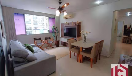 Apartamento com 2 dormitórios à venda, 102 m² por R$ 750.000,00 - Embaré - Santos/SP