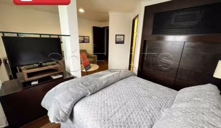 Flat Transamérica International Plaza disponível para venda com 40m², 02 dorms e 01 vaga de garagem