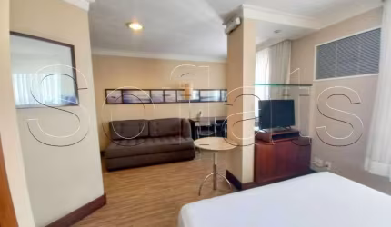 Flat International Plaza 29m² 1 dormitório 1 vaga disponível para locação no Jardim Paulista.