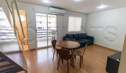 Flat Duplex Life Moema 55m² 1 dormitório 1 vaga para locação entrada imediata.
