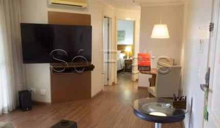 Flat Quality alvorada disponível para locação com 48m², 2 dormitórios e 1 vaga.