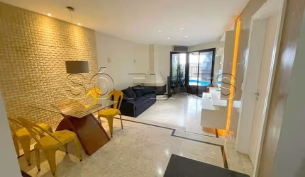 Flat The Regent 78m², 1 dormitório e 2 vagas de garagem no Morumbi para locação.