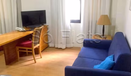 Flat Mercure Times Square em Moema próximo da Avenida Ibirapuera disponível para locação.