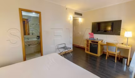 Apartamento Innside São Paulo Itaim na rua Jesuíno Arruda para locação com 26m².