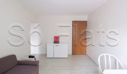 Flat no Mont Hermon próximo ao metrô Consolação, disponível para locação 41m², 1 dorm e 1 vaga.