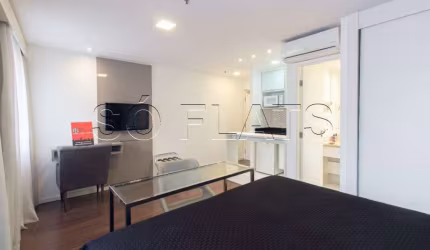 Flat na Vila Olímpia disponível para venda com 25m² e 01 vaga de garagem