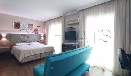 Flat Transamérica Perdizes Towers disponível para venda com 29m² e 01 vaga de garagem