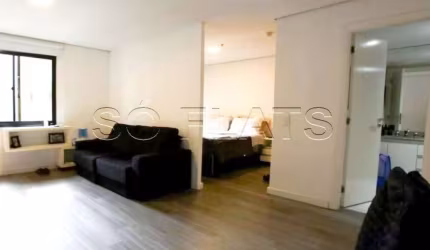 Apto no Adagio Moema 40m², 1 dormitório e 1 vaga para locação próximo Metrô Moema.