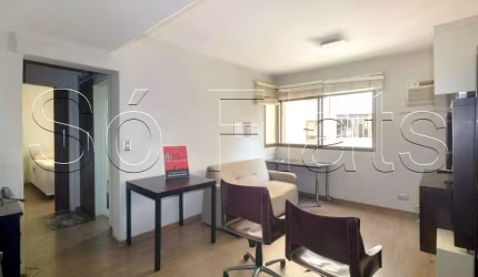 Flat no Paulistania disponível locação próximo da Avenida Paulista nos Jardins.