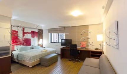 Apartamento no Melia Ibirapuera 33m² disponível locação na Avenida Ibirapuera.