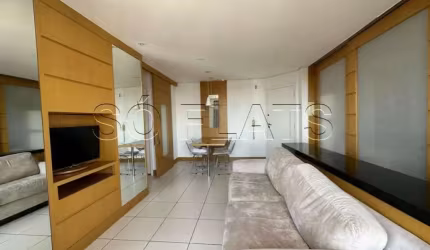 Flat na Vila Mariana próximo do Hospital São Paulo disponível locação com 1 vaga