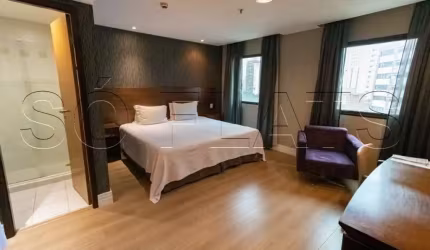 Flat Bourbon Ibirapuera em Moema disponível para locação próximo ao Metrô Eucaliptos.