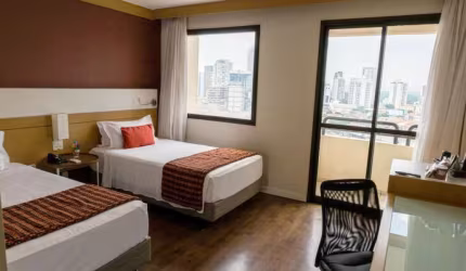 Flat no Quality Faria Lima com 29m², 1 dorm e 1 vaga disponível locação
