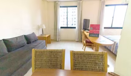 Flat disponível para locação no Mercure Times Square em Moema prox. a Av. Ibirapuera