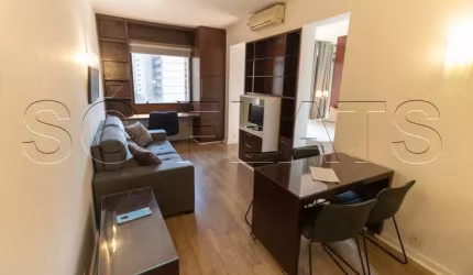 Flat StayBridge 38m² 1 dormitório 1 vaga disponível para locação para locação no Itaim Bibi.