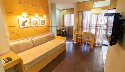 Flat no Nobile Suítes Congonhas ao lado do aeroporto de Congonhas, disponível para locação.
