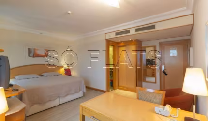 Tryp Higienópolis disponível para locação com 30m², 1 dormitório e 1 vaga
