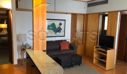 Flat Address com 42m², 1 dormitório e 1 vaga disponível para locação no Itaim Bibi.