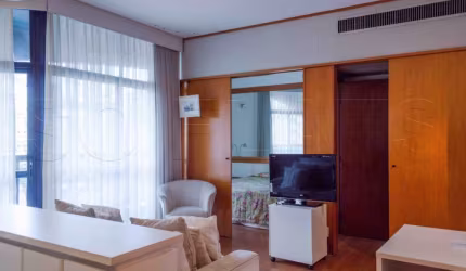 Flat Address com 42m², 1 dorm e 1 vaga de garagem disponível locação no Itaim Bibi