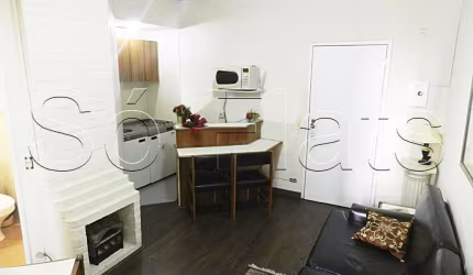 Flat disponível para locação com ótima localização no Jardim Paulista, próx a Avenida Paulista.