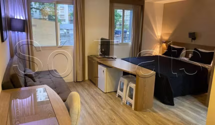 Flat Wyndham Paulista disponível para venda com 27m², 01 dorm e 01 vaga de garagem