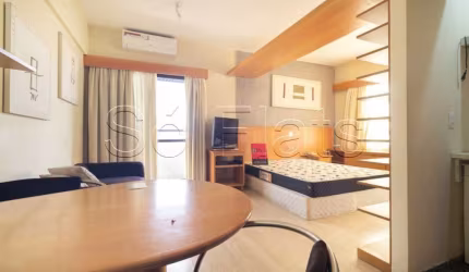 Studio prox. do Hospital HCOR, curso Etapa e Av. Paulista disponível locação.