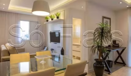 Home Flex Pacaembu, Apartamento à venda com 60m², 1 quarto e 1 vaga