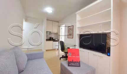 Flat disponível para locação no Grand Mercure Itaim com 1 dormitório e 1 vaga de garagem