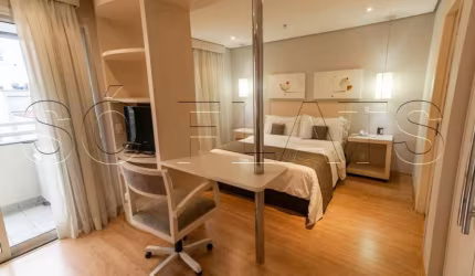 Lindo flat disponível locação ao lado da Av. 9 de Julho e Shopping Frei Caneca
