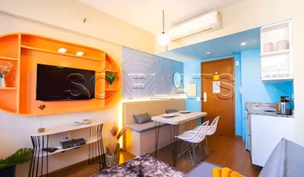 Flat na Bela Vista disponível para venda com 28m² e 01 vaga de garagem