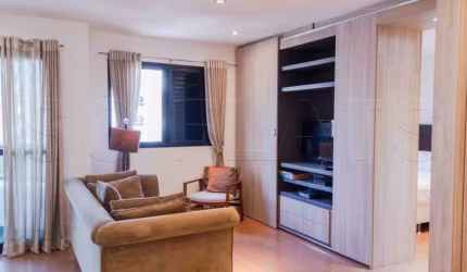Apartamento nos Jardins disponível à venda totalmente mobiliado.