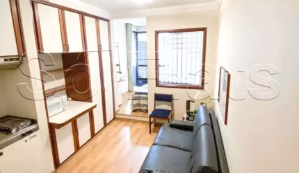 Apartamento totalmente mobiliado disponível à venda na Consolação.