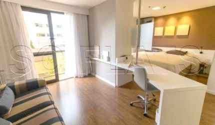 Flat disponível para locação Mercure Sp Paraíso com 33m², 1 dorm e 1 vaga de garagem